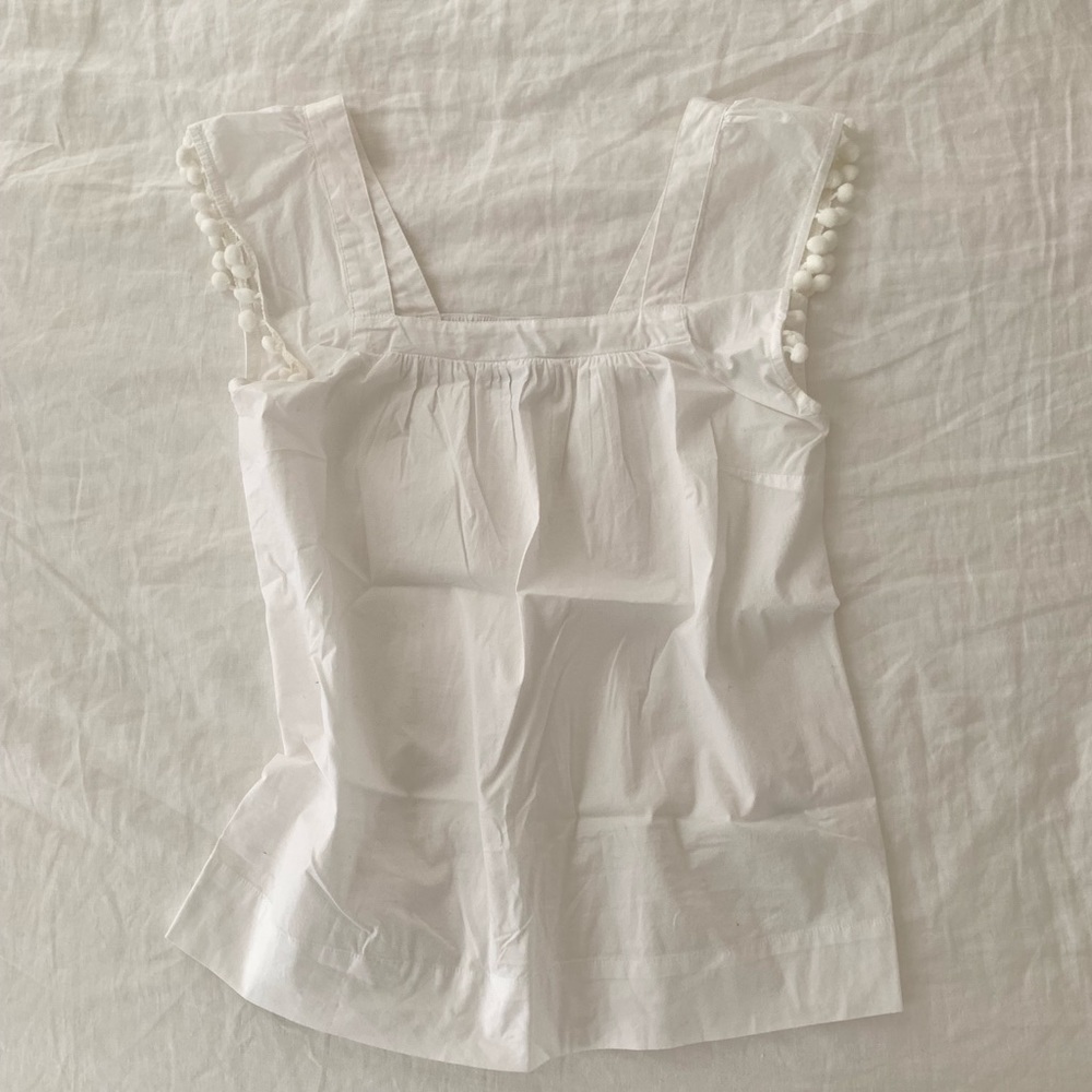 J. Crew Factory Pom Pom Top